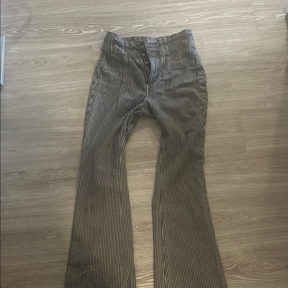 Striped Flare Pants